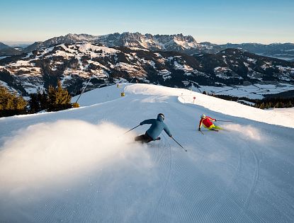Anspruchsvolle Abfahrt in Brixen_SkiWelt Wilder Kaiser Brixental_(c)Mathäus Gartner