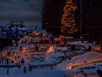 Bergadvent Weihnachtsmarkt am Berg Hartkaiser in SkiWelt Ellmau