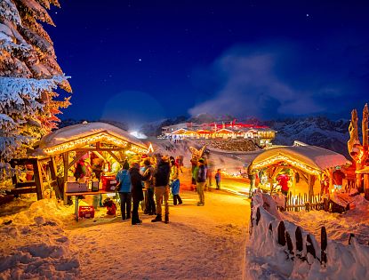 Ellmis Bergadvent Weihnachtsmarkt am Berg in SkiWelt Ellmau_Fotocredit Bergbahnen Wilder Kaiser